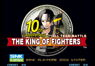 The King of Fighters 10th Anniversary (The King of Fighters 2002 bootleg) Title Screen